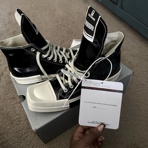 Rick Owens x Converse collaboration sneakers. Brand new and never worn
